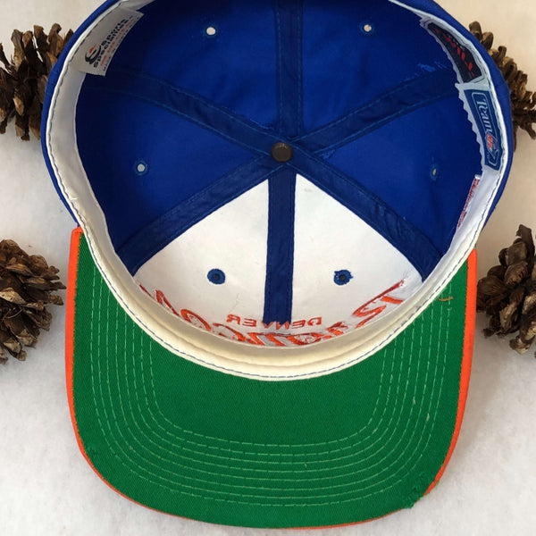 Vintage NFL Denver Broncos Sports Specialties Script Twill Snapback Hat