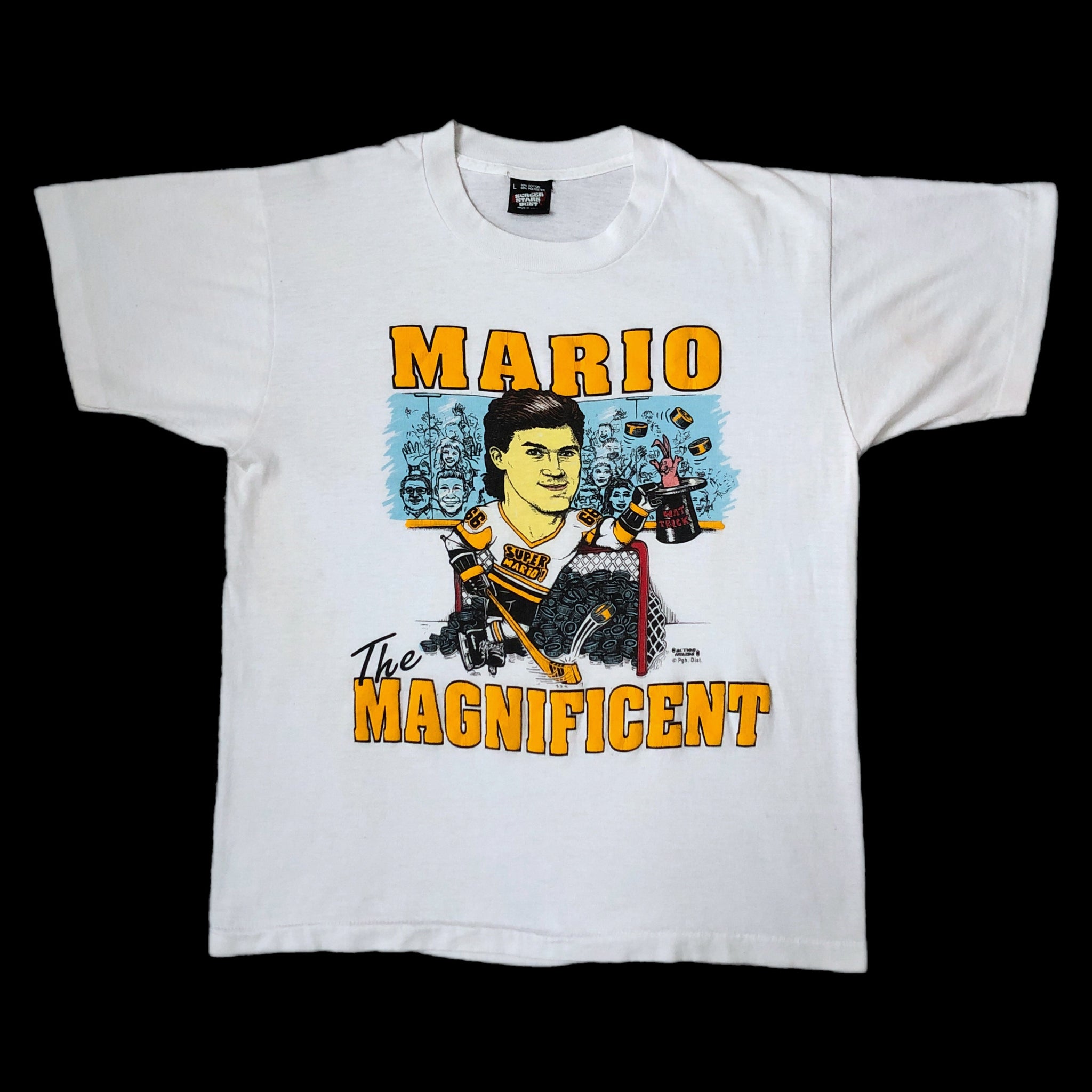 Vintage NHL Pittsburgh Penguins Mario "The Magnificent" Lemieux T-Shirt (L)