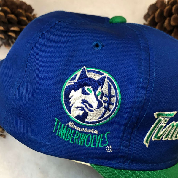Vintage NBA Minnesota Timberwolves Sports Specialties Script Twill Snapback Hat