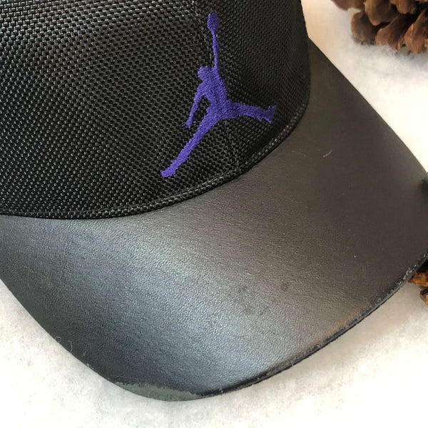 Vintage Jumpan Jordan Nike Leather Brim Strapback Hat