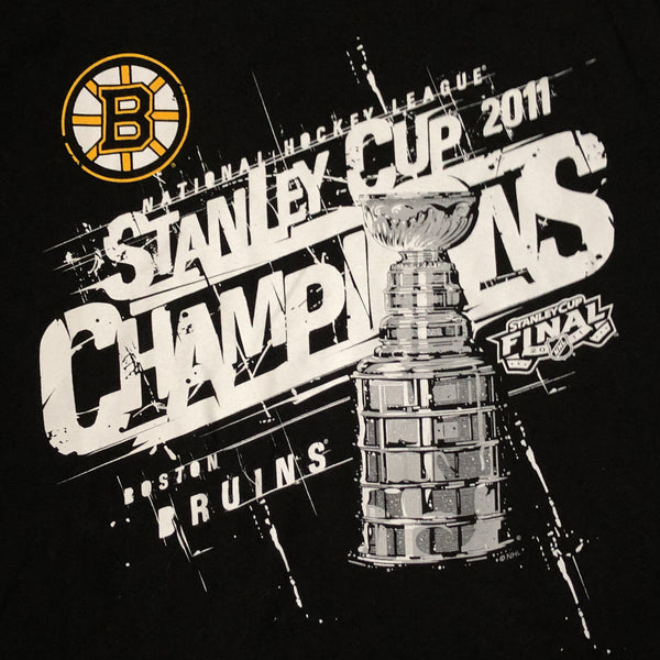 NHL Boston Bruins 2011 Stanley Cup Champions Reebok T-Shirt (XL)