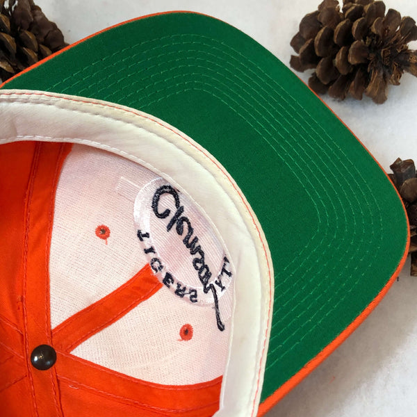 Vintage NCAA Clemson Tigers The Game Circle Logo Twill Snapback Hat