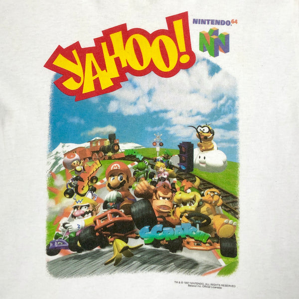 Vintage 1997 Mario Kart Nintendo 64 Video Game *YOUTH* T-Shirt