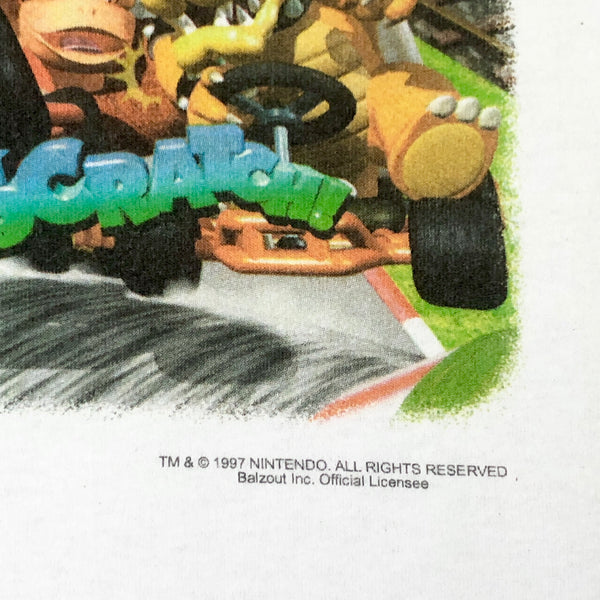 Vintage 1997 Mario Kart Nintendo 64 Video Game *YOUTH* T-Shirt