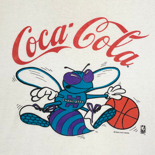 Vintage NBA Charlotte Hornets Coca-Cola T-Shirt (XL)