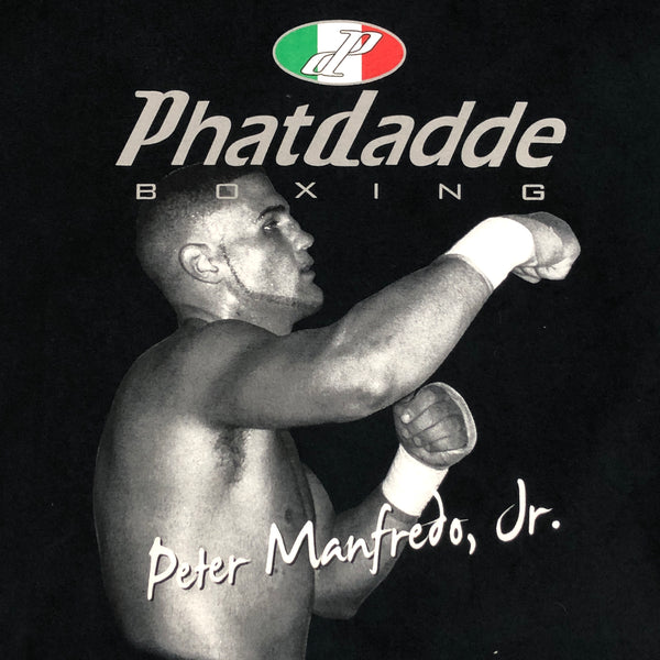 Peter Manfredo Jr. "The Pride of Providence" Phatdadde y2k Boxing T-Shirt (L)