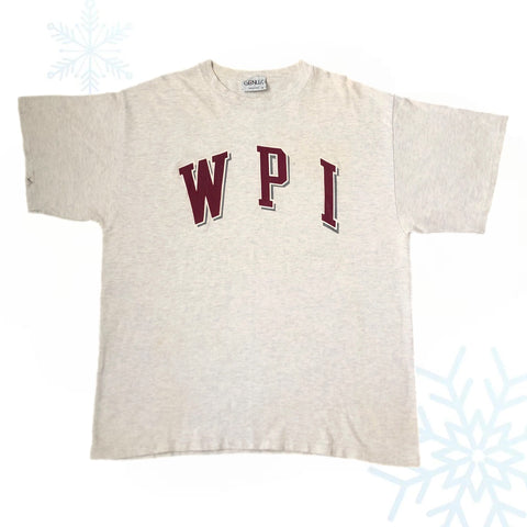 Vintage WPI Worcester Polytechnic Institute Massachusetts College T-Shirt (XL)