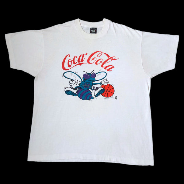 Vintage NBA Charlotte Hornets Coca-Cola T-Shirt (XL)
