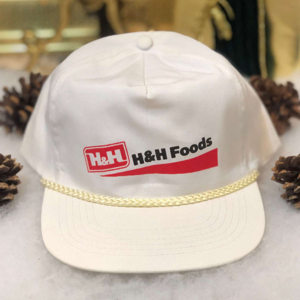 Vintage Deadstock NWOT H&H Foods KC Twill Snapback Hat