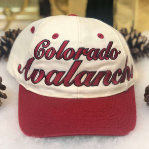 Vintage NHL Colorado Avalanche Twins Enterprise Wool Snapback Hat