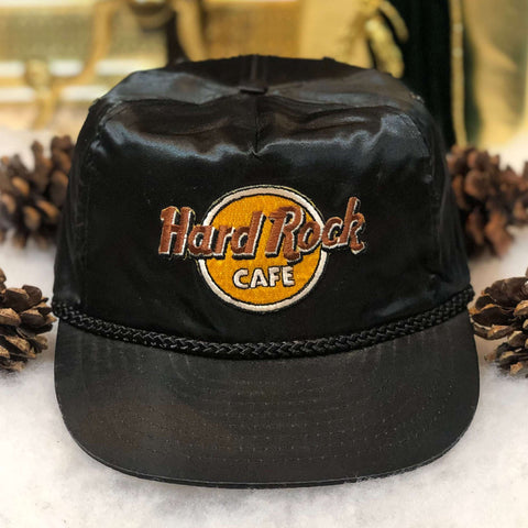 Vintage Hard Rock Cafe Satin Strapback Hat