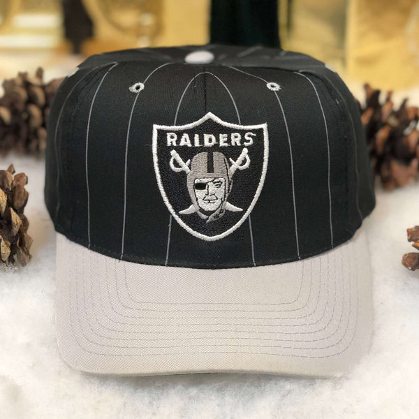 Vintage NFL Los Angeles Raiders Pinstripe Eastport Twill Snapback Hat