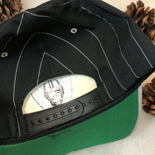 Vintage NFL Los Angeles Raiders Pinstripe Eastport Twill Snapback Hat
