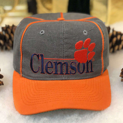 Vintage NCAA Clemson Tigers The Game Nylon Snapback Hat