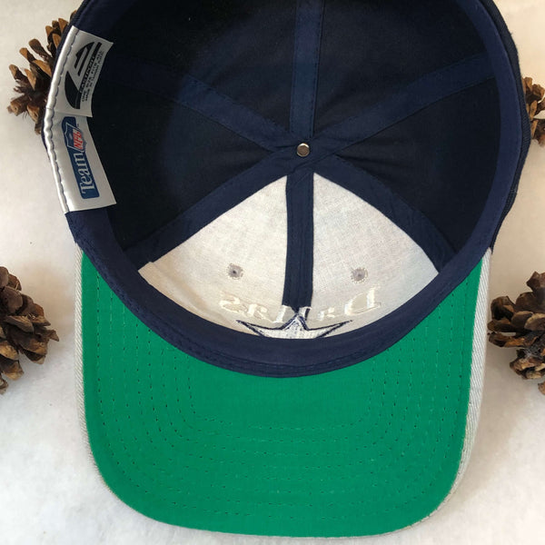 Vintage NFL Dallas Cowboys Eastport Bar Line Twill Snapback Hat