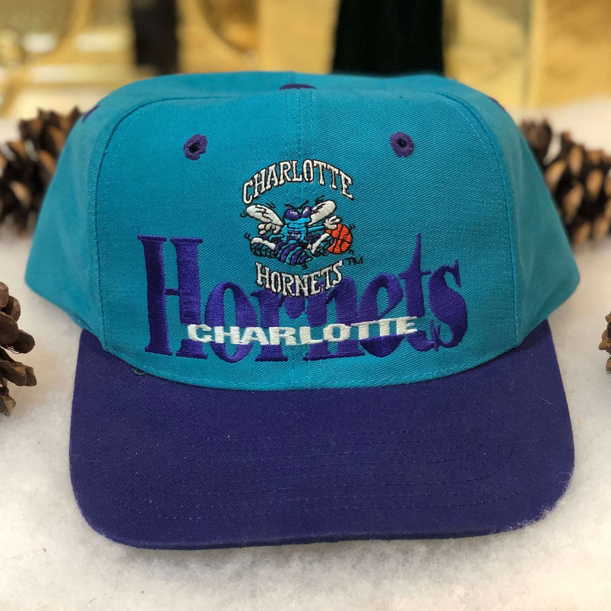 Vintage NBA Charlotte Hornets The Game Limited Edition 535 of 2000 Snapback Hat