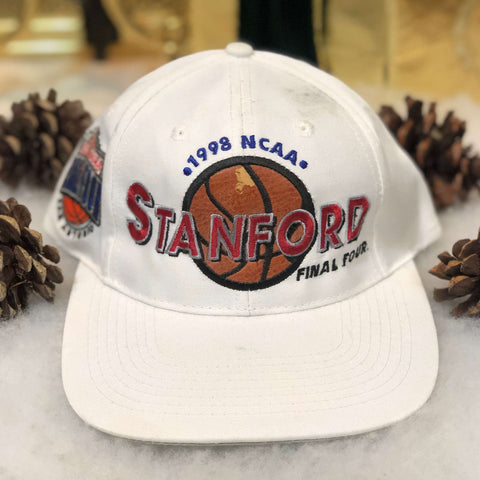 Vintage Deadstock NWOT 1998 NCAA Final Four Stanford Cardinal Top of the World Twill Snapback Hat