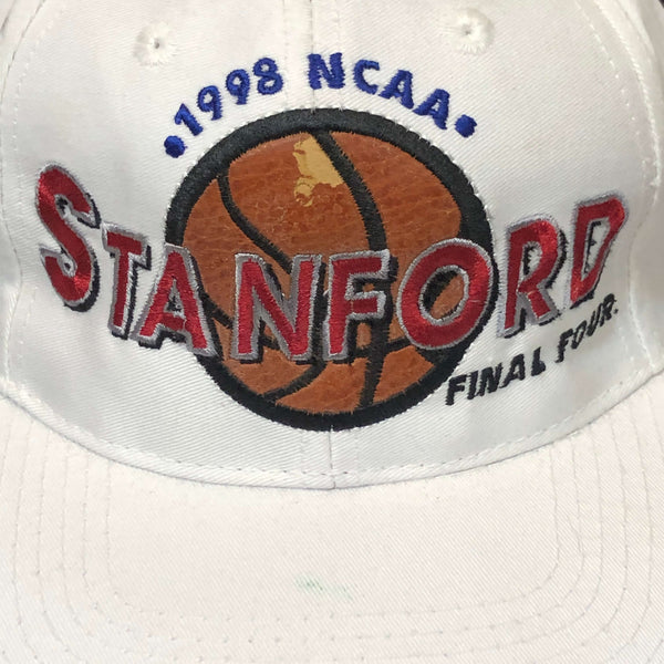 Vintage Deadstock NWOT 1998 NCAA Final Four Stanford Cardinal Top of the World Twill Snapback Hat