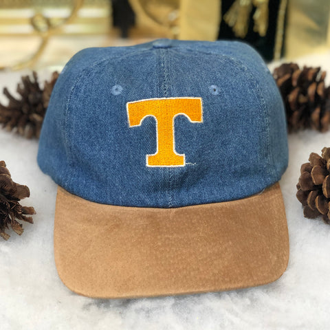 Vintage NCAA Tennessee Volunteers Denim Strapback Hat