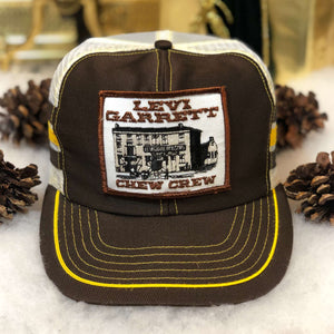 Vintage Levi Garrett Chew Crew 3-Stripe Trucker Hat