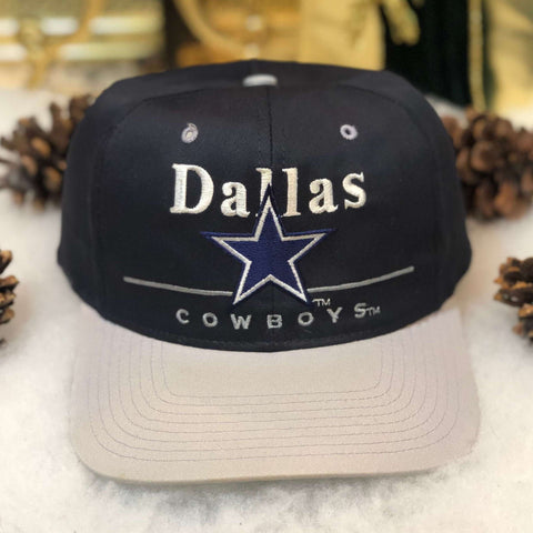 Vintage NFL Dallas Cowboys Eastport Bar Line Twill Snapback Hat