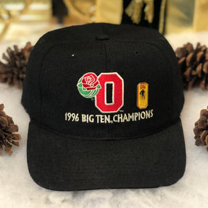 Vintage NCAA Ohio State Buckeyes 1996 Big 10 Champions Wool Snapback Hat