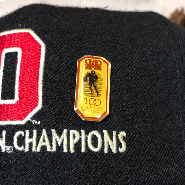 Vintage NCAA Ohio State Buckeyes 1996 Big 10 Champions Wool Snapback Hat