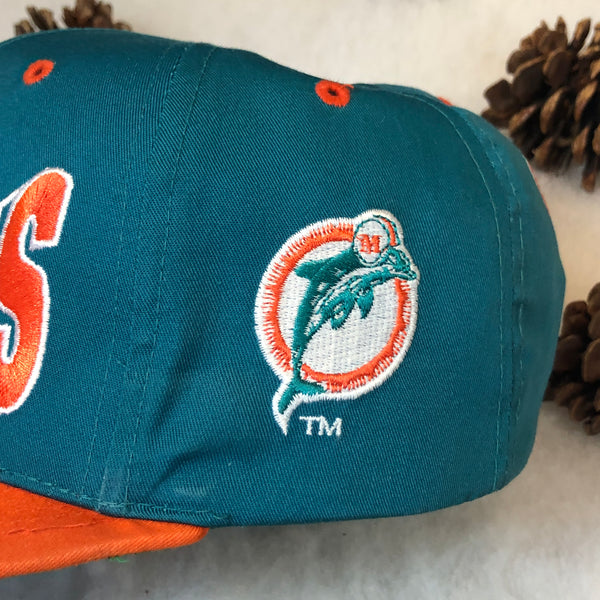 Vintage NFL Miami Dolphins The G Cap Wave Twill Snapback Hat