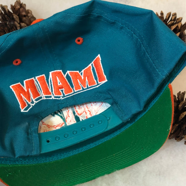 Vintage NFL Miami Dolphins The G Cap Wave Twill Snapback Hat