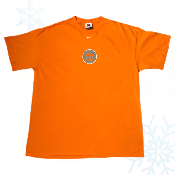 Vintage Deadstock NWOT NCAA Tennessee Volunteers Football "Go Big Orange" Nike T-Shirt (XXL)