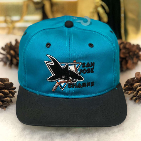 Vintage Deadstock NWT NHL San Jose Sharks The G Cap Twill Snapback Hat