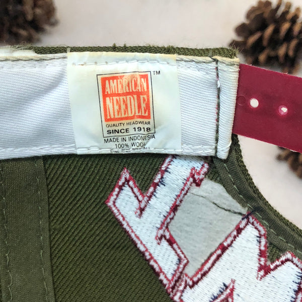 Vintage MLB Minnesota Twins American Needle Blockhead Wool Snapback Hat