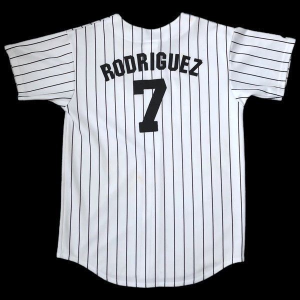 Vintage MLB Florida Marlins Ivan "Pudge" Rodriguez *YOUTH* Jersey