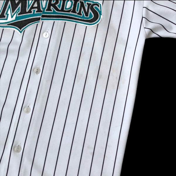 Vintage MLB Florida Marlins Ivan "Pudge" Rodriguez *YOUTH* Jersey