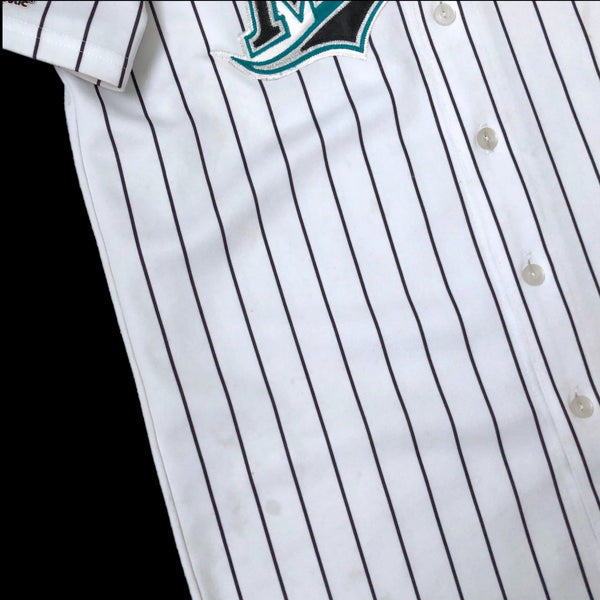 Vintage MLB Florida Marlins Ivan "Pudge" Rodriguez *YOUTH* Jersey