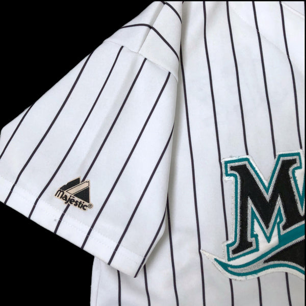 Vintage MLB Florida Marlins Ivan "Pudge" Rodriguez *YOUTH* Jersey