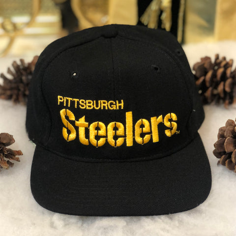 Vintage NFL Pittsburgh Steelers AJD Wool Snapback Hat