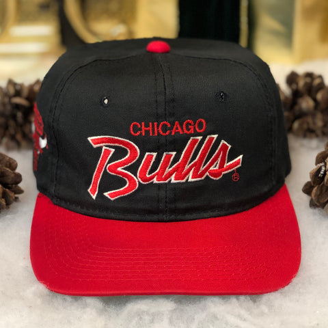 Vintage NBA Chicago Bulls Sports Specialties Script Twill Snapback Hat