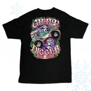 Grave Digger Monster Truck Racing Team y2k T-Shirt (L)