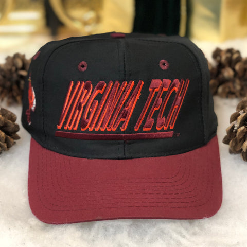 Vintage NCAA Virginia Tech Hokies Top of the World Twill Snapback Hat