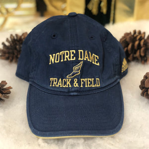 NCAA Notre Dame Fighting Irish Track & Field Adidas Strapback Hat
