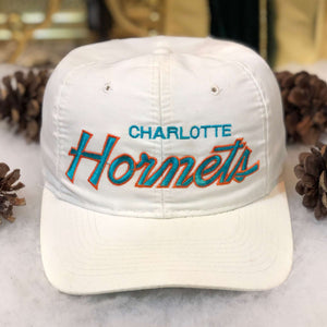 Vintage NBA Charlotte Hornets Sports Specialties Script Twill Snapback Hat