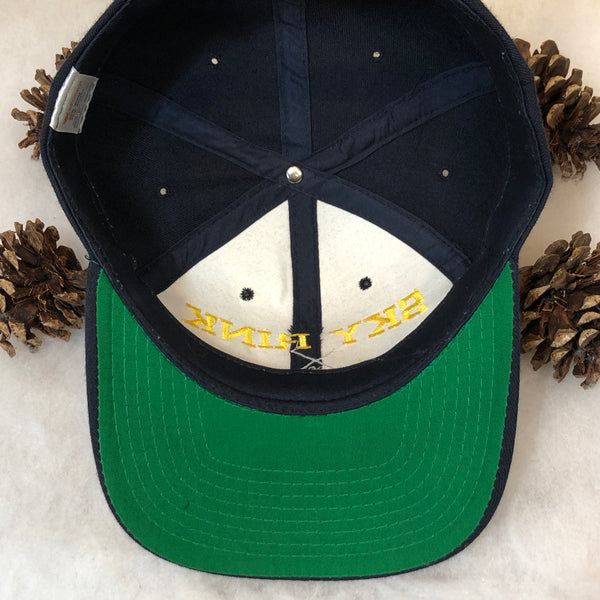 Vintage Sky Rink Hockey NYC New York City Yupoong Wool Snapback Hat