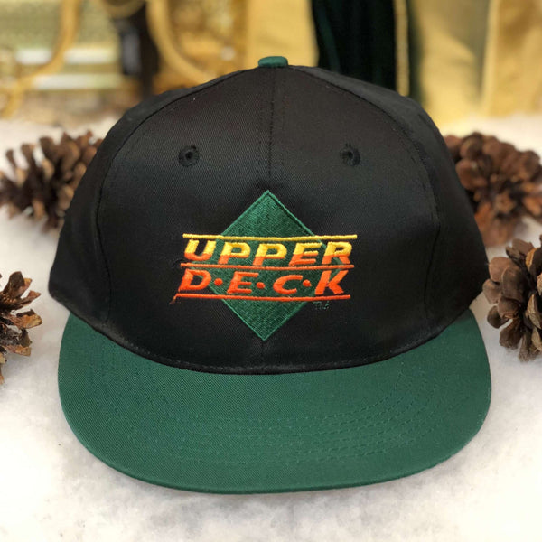 Vintage Deadstock NWOT Upper Deck Sports Cards Twill Snapback Hat