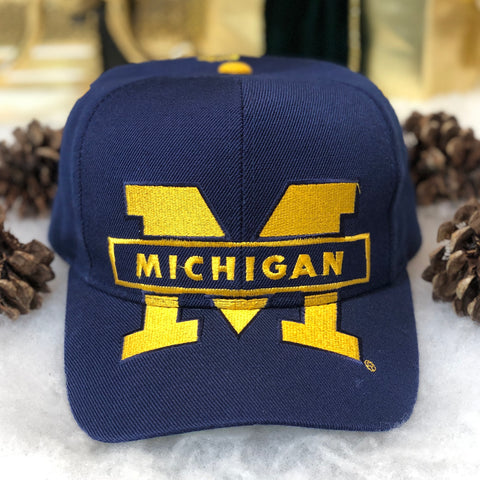 Vintage NCAA Michigan Wolverines Signatures Monster Wool Snapback Hat