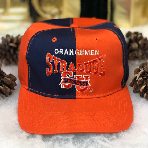 Vintage NCAA Syracuse Orangemen The G Cap Pinwheel Twill Snapback Hat