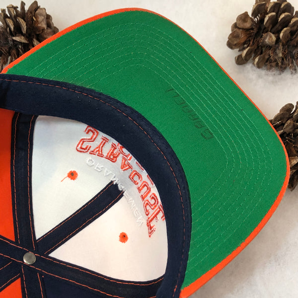 Vintage NCAA Syracuse Orangemen The G Cap Pinwheel Twill Snapback Hat
