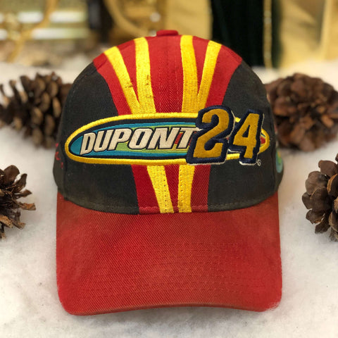 Vintage NASCAR Jeff Gordon DuPont Racing Strapback Hat