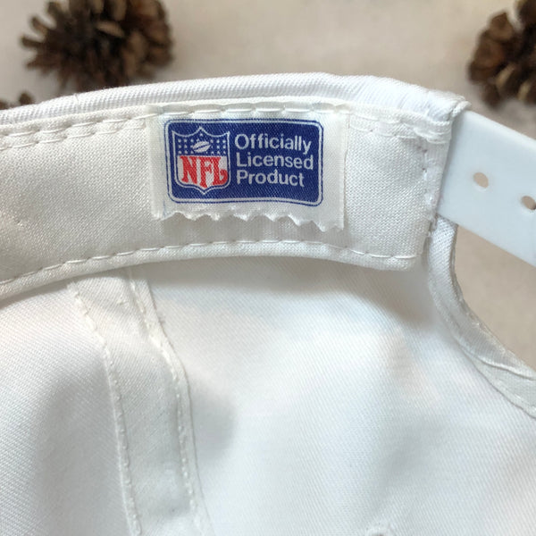 Vintage Deadstock NWOT NFL New England Patriots Sports Specialties Script Twill Snapback Hat