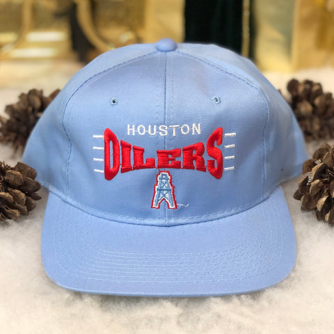 Vintage Deadstock NWT NFL Houston Oilers Drew Pearson YoungAn Twill Snapback Hat